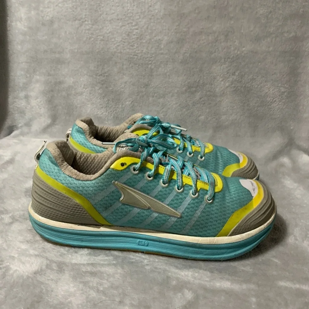 Altra Athletic Shoes Women's Teal Yellow US 9.5 Zero Drop Mesh Running